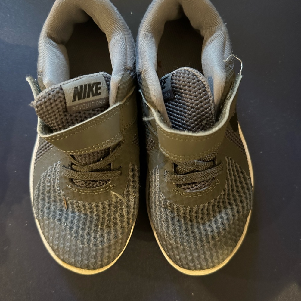 two white and gray sneakers
